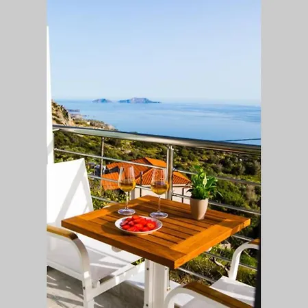Chrysi'S Ocean View Retreat Villa Kerames Exterior photo